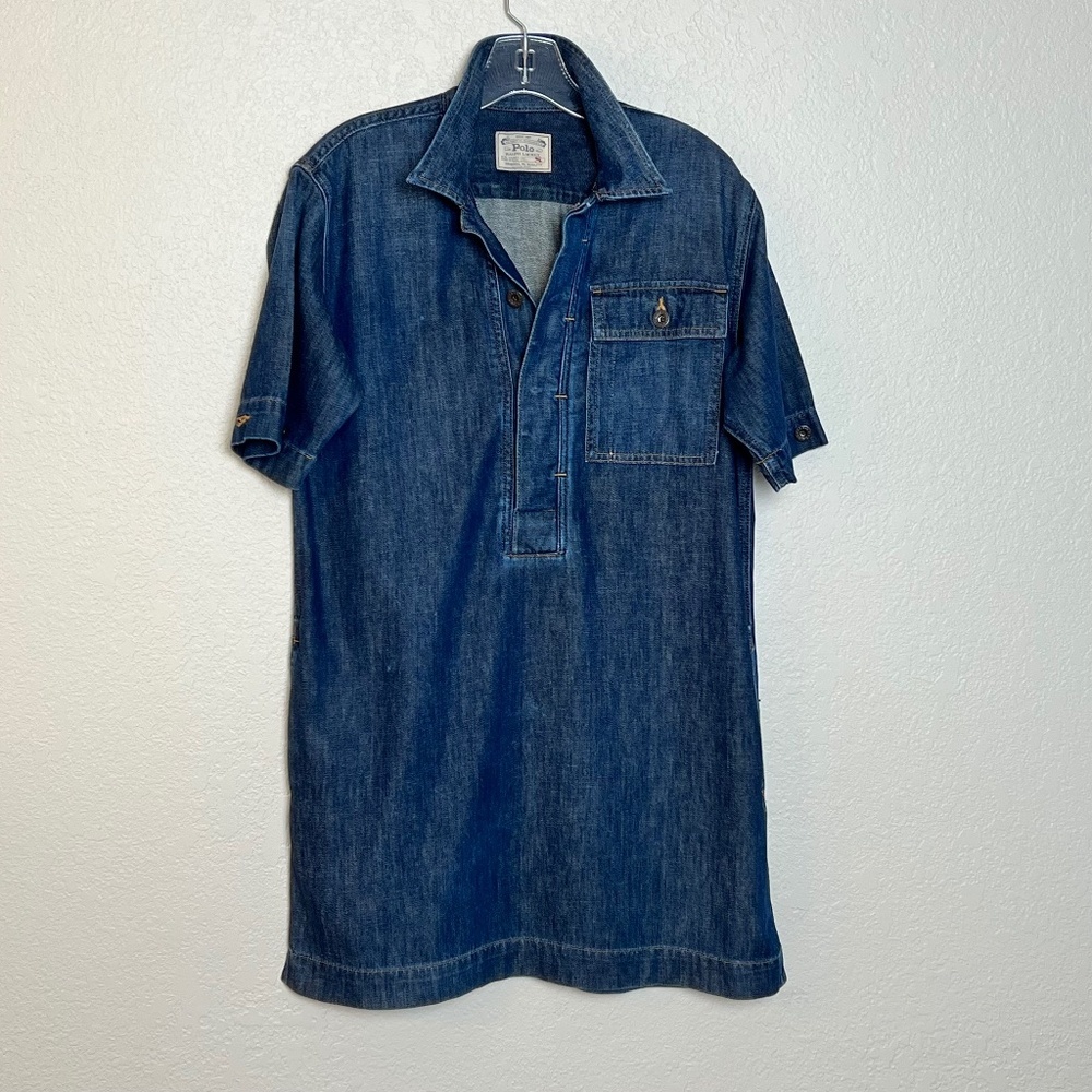 Polo Ralph Lauren mini Denim Shift Dress